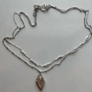 NEW KENDRA SCOTT women's framed tessa multistrand necklace in rhodium/turquoise